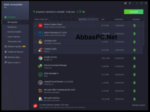 IObit Uninstaller Pro 11.2.0.10 Crack + License Key 2022